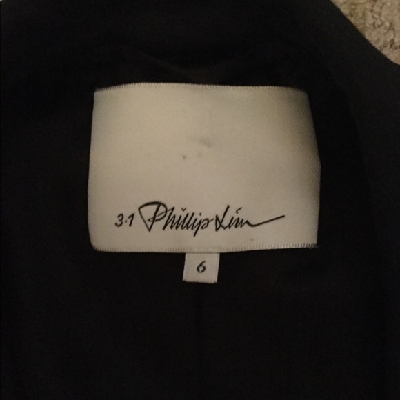 3.1 PHILLIP LIM BLACK ZIPPR RIDING JACKET LIKE NEW - Picture 3 of 8